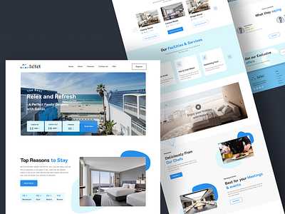 Hotel website Landing Page