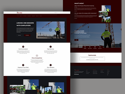 First Choice Labour Hire Solutions. design graphic design hotel website job search job site job srarch website motion graphics ui ux website website redesign