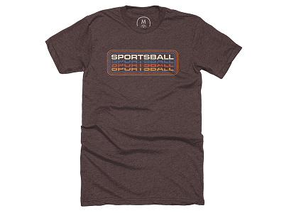 Sportsball! on Cotton Bureau apparel graphic retro shirt sports sportsball tshirt typography vintage