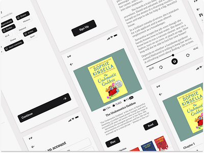 An Ebook App design ui ux