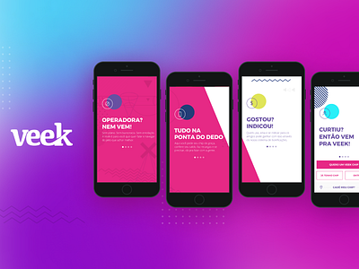 Veek - Mobile App app branding design figma graphic design interface logo mobile mobile app ui