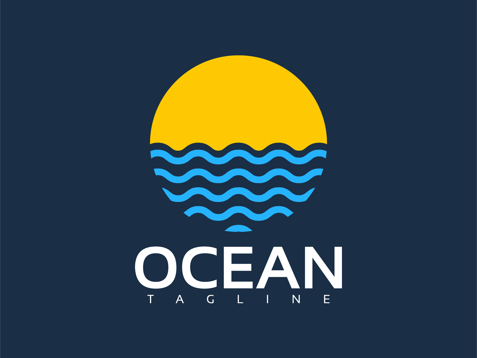 Ocean Logo Design by Md Mostakim Maruf on Dribbble