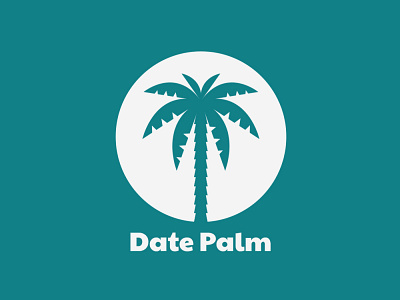 Date Palm Logo branding graphic design logo