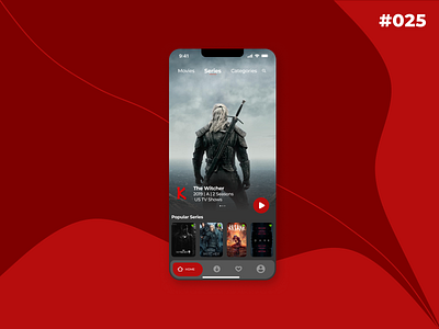 Netflix Redesign dailyui tvapplandingpage tvappui uxchallenges uxdesign