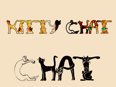 Logo Design forb KittyChat branding illustrator image edit photo edit