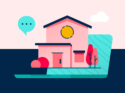 Laptop House by Marissa Kopelman on Dribbble