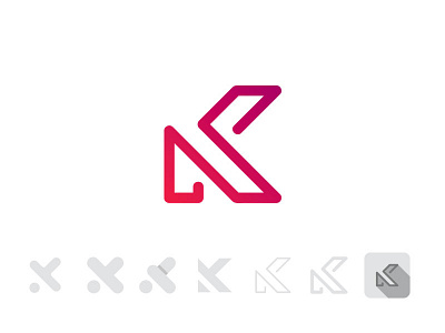 k monogram design k logo monogram