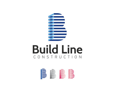 Build Line build construction design logo shape