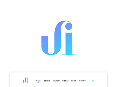 ui Logo design design icon logo monogram ui