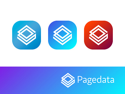 Pagedata icon app icon logo page