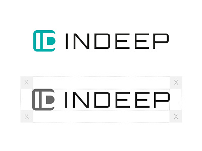 Indeep logo design icon id logo