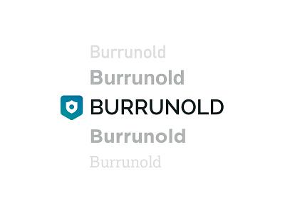 Burrunold design icon logo shape typography