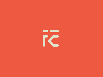 k. logo app branding design dribbble flat icon logo shape typography vector web