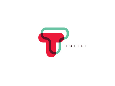 Tulltel branding design home hotel icon logo monogram type vector