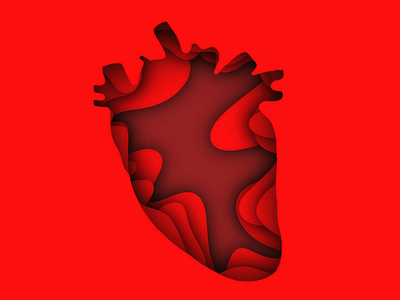 Heart design graphic design illustration