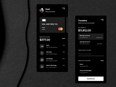 Bank app concept app bank banking app concept design ui ux