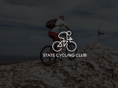 State cycling Club branding graphic design logo