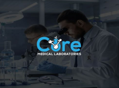 Care medical logo 3d graphic design logo motion graphics