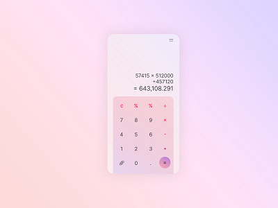 Daily UI | 004 Calculator app calculator dailyui design figma ui ux xd