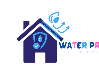 water proof combination mark creative logo graphic design logo vector