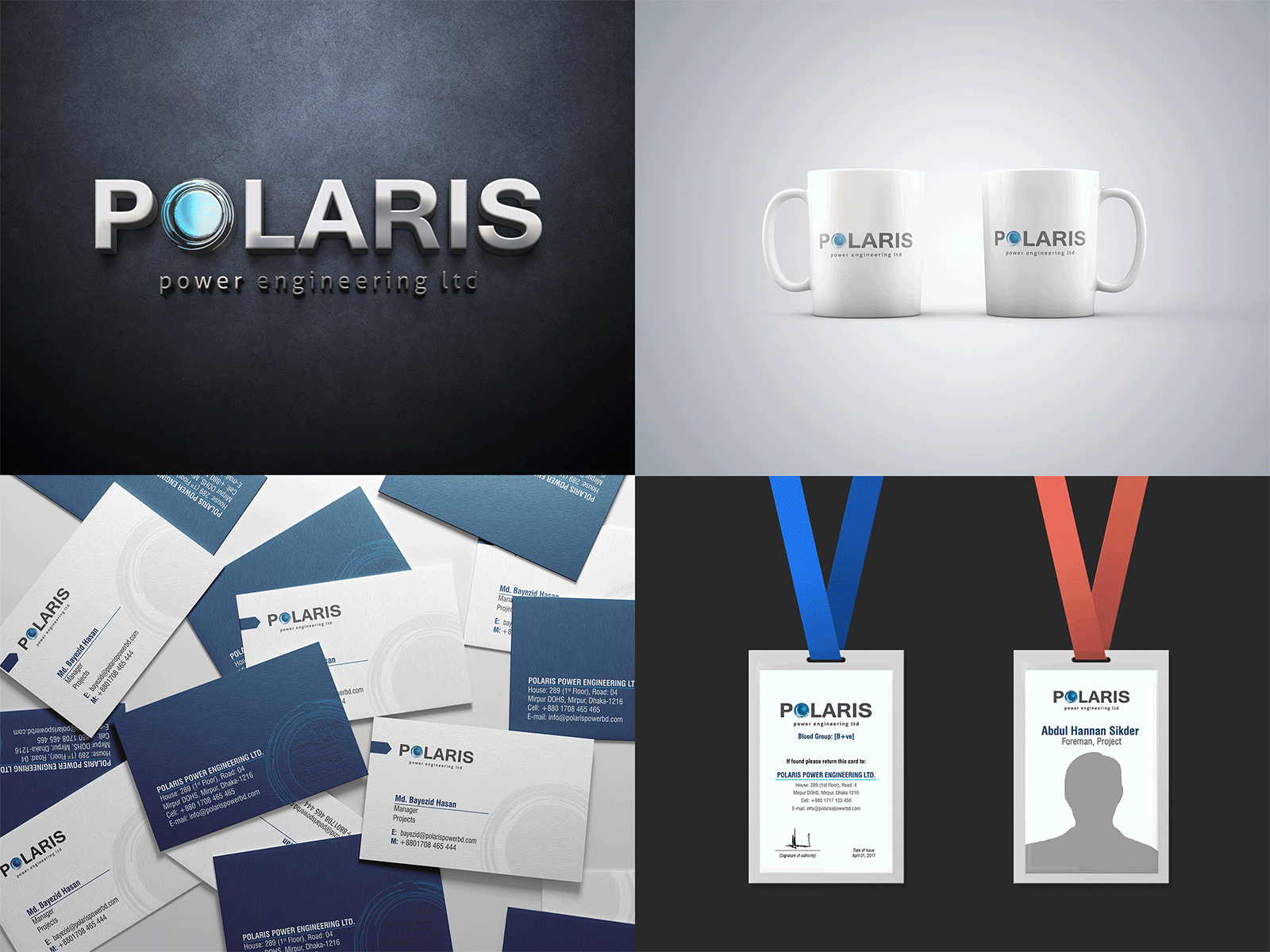 POLARIS Power Engineering Ltd. Brand Identity... branding design graphic design logo logo design polaris