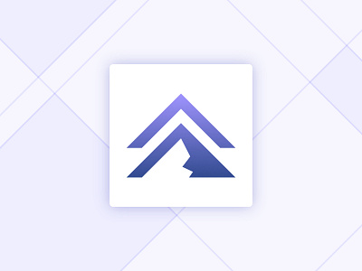 Summit Icon icon lines logo mountain purple summit