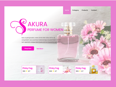Perfume Banner Design