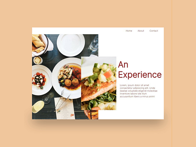 Restaurant website design