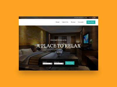 Hotel website design