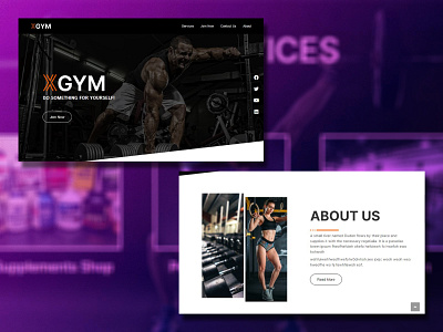 XGYM Website Design