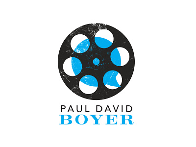 Paul David Boyer Logo communications copywriter film logo logo design