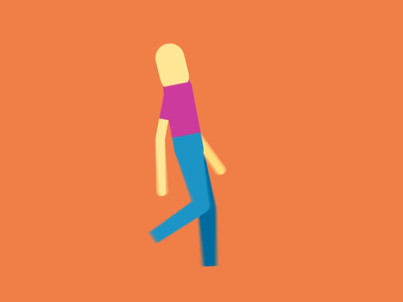 Swag walk aftereffects animation creative fun gif looping rubberhose walk walking