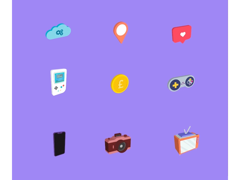 Isometric icons 3d adobe aftereffects animation animator design designer motiondesigner gif icon isometric looping motion motiongraphics movement quirky