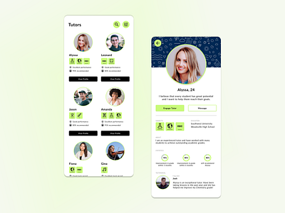 DailyUI Challenge 006: User Profile challenge dailyui dailyui006 design mobile profile screen tutor ui user uxui