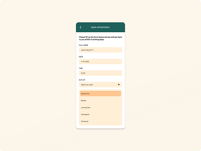 DailyUI Challenge 027: Dropdown