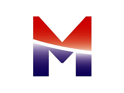 Responsive M! 2x corporate gradient graphic. mala identity logo logotype mala responsive typography