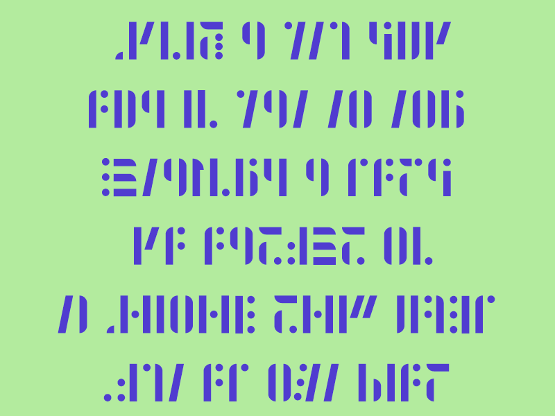 A Modular Persian font! design font fonts geometric modular non cursive persian fonts persian modular font type typography