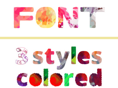 8 Color fonts [Latin + Arabic / Persian]