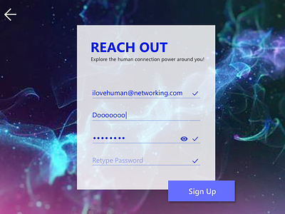 Daily UI 001 Sign Up daily ui