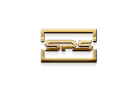 SPS Logo with Golden Logo Mock-up Effect branding graphic design logo logodesign logomockup