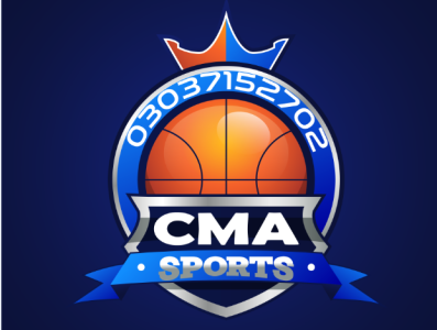 CMA Logo with Shining logo mock-up effect