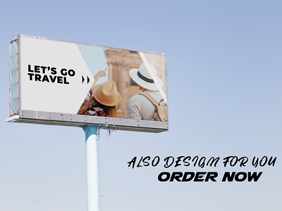Billboard design with Billboard mock-up effect billboard billboard designing billboarddesign billboarddesigning design graphic design illustration vector