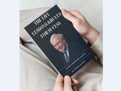 THE LIFE LESSON & RULES FOR SUCCESS Book cover  with mock-up