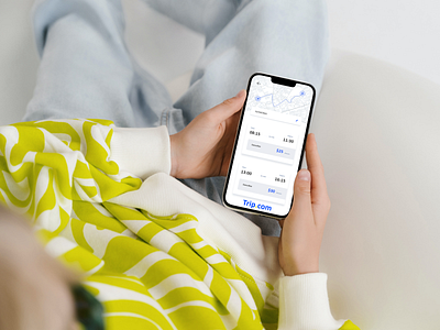 TRIP.COM Mobile app UX & UI with 10 Screens