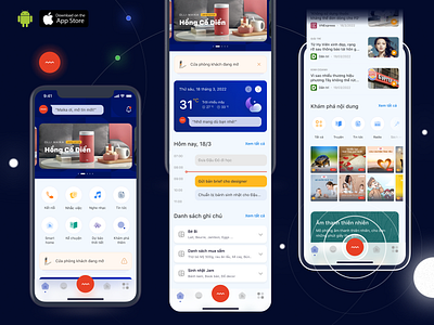 MAIKA : Vietnamese Virtual Assistant App Concept, Ui/Ux Design