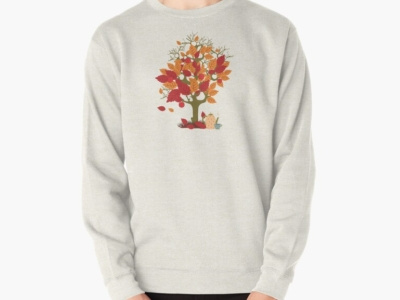 Hello Autumn - Fall tree Pullover Sweatshirt autumn branding design fall graphic design illustration logo