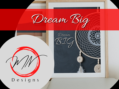 dream big xx dream catcher xx background design graphic design illustration printable printable note typography wall art