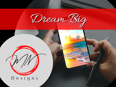 dream big phone wallpaper background design graphic design illustration printable printable note typography wall art wall portrait