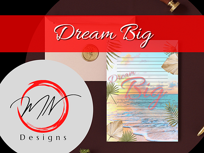 dream big A5 printable note