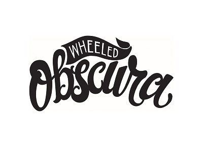 Wheeled Obscura brand identity illustration logo logotype